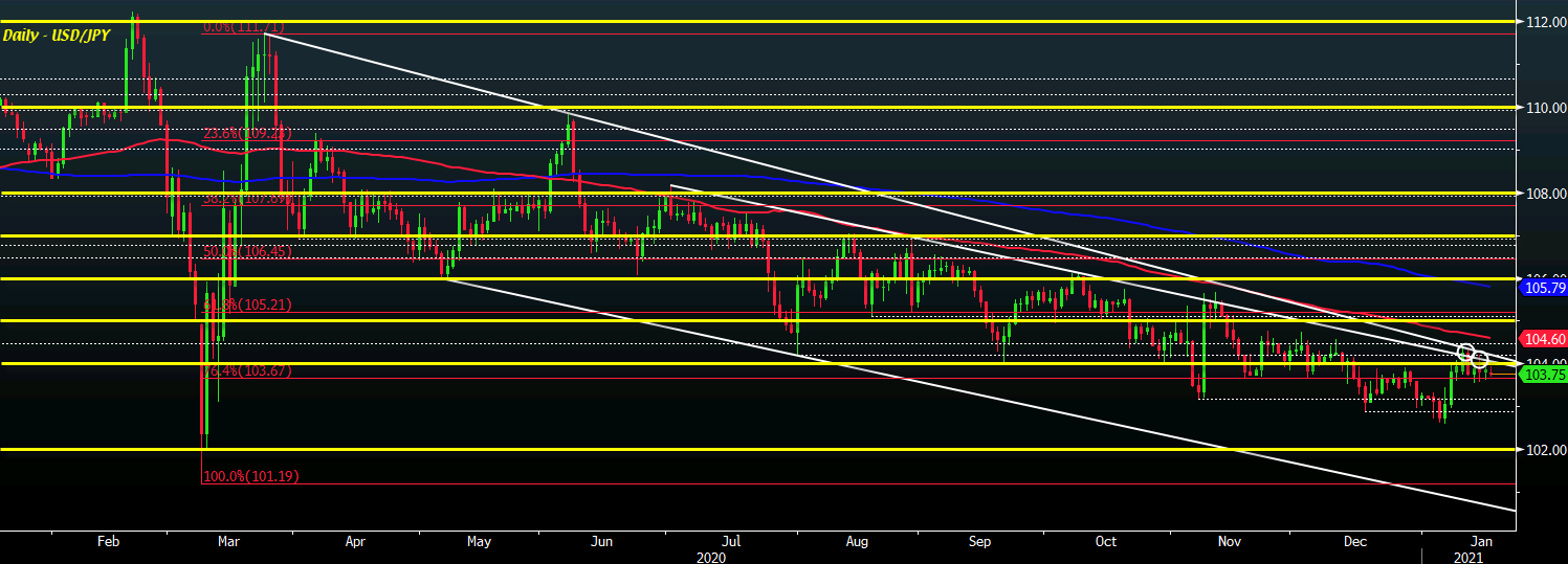 USD/JPY D1 18-01