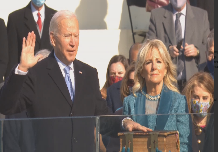 Biden sworn in as 46th US President
