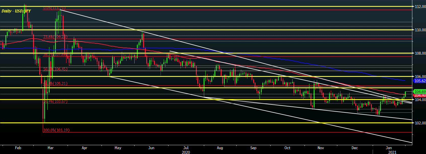 USD/JPY D1 29-01