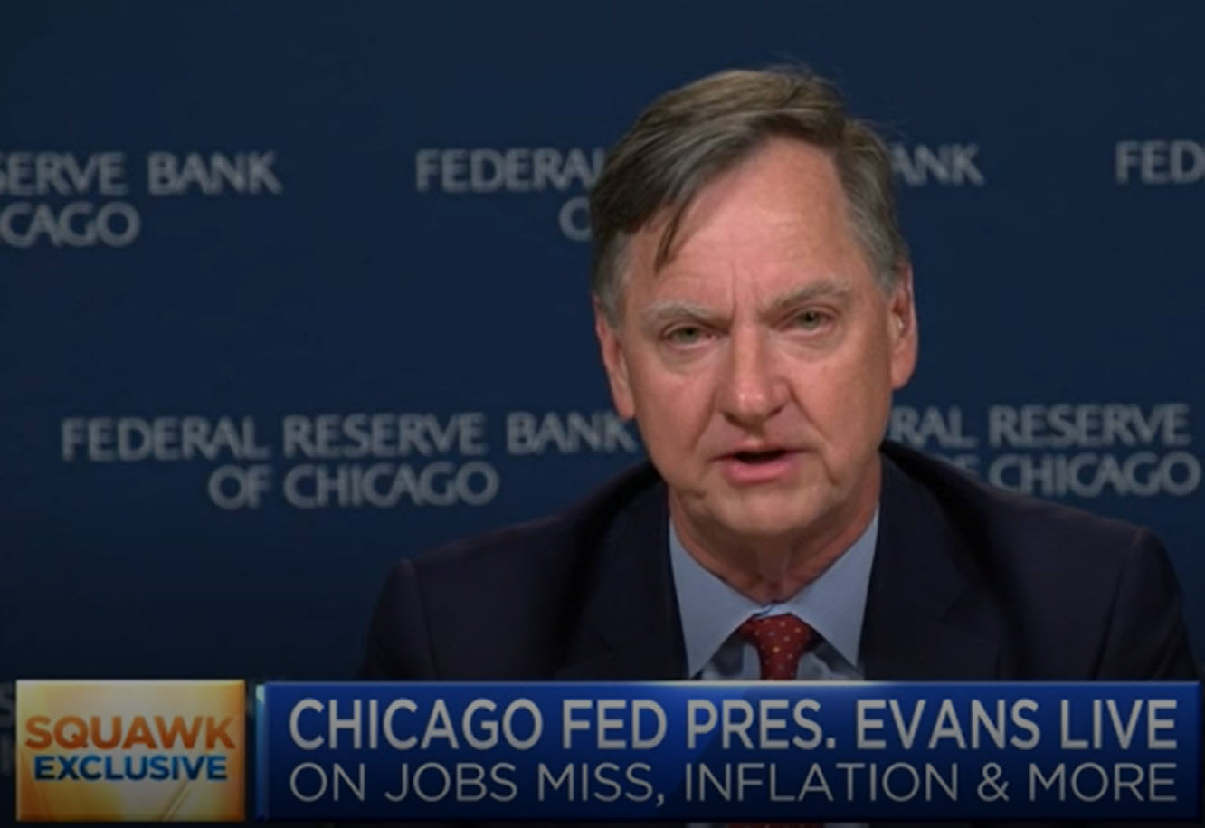 Chicago Fedss Evans speaking again (was on CNBC earlier today)
