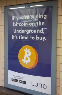 The UK's Advertising Standards Authority has banned commercials for BTC advertising: