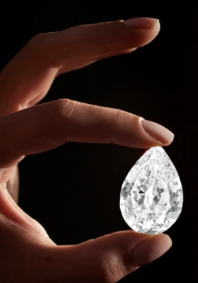 Sotheby&#39;s announce that cryptocurrency will be accepted as payment for an exceptional 101.38-carat pear-shaped D Flawless diamond