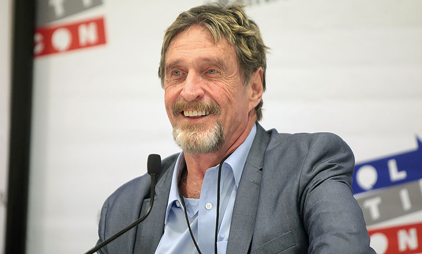 McAfee dead at 75