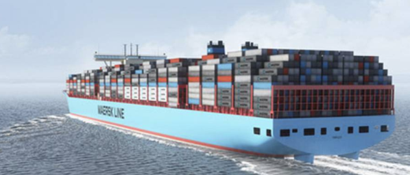Maersk minting cash, citing: