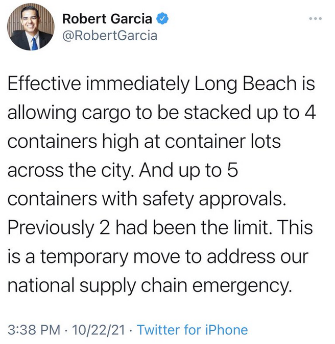 Robert Garcia long beech port